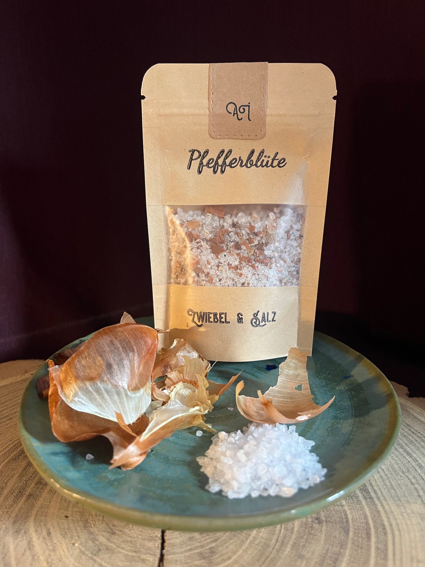 Zwiebel und Salz